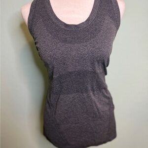 Athleta Momentum Heather Tank Top Charcoal Grey Size Large